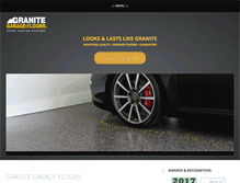 Tablet Screenshot of granitegaragefloors.com